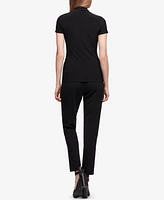 Dkny Petite Draped Surplice Blouse, Created for Macy's