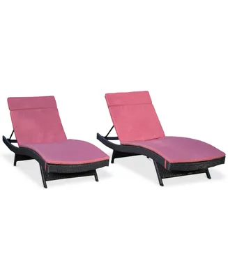 Mirage Outdoor Chaise Lounge (Set Of 2)