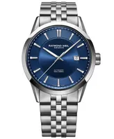 Raymond Weil Men's Swiss Automatic Freelancer Stainless Steel Bracelet Watch 42mm