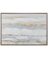 Madison Park Strato Hand Embellishment Framed Canvas Print with Gold-Tone Foil