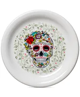 Fiesta Skull and Vine Sugar Appetizer Plate