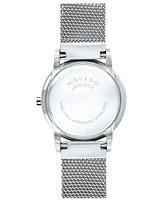 Movado Women's Swiss Museum Classic Stainless Steel Mesh Bracelet Watch 28mm
