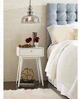Elle Decor Rory 1-Drawer Side Table, Quick Ship