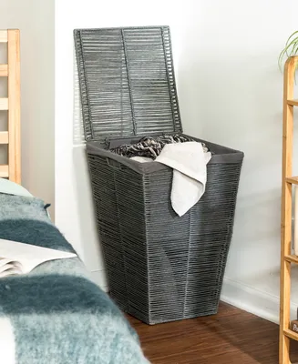 Honey Can Do Coastal Collection Laundry Hamper