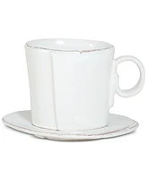 Vietri Lastra Collection Espresso Cup & Saucer