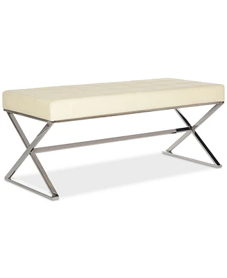 Maran Faux Leather Bench