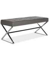 Maran Faux Leather Bench