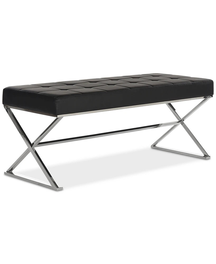 Maran Faux Leather Bench