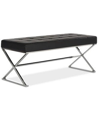 Maran Faux Leather Bench