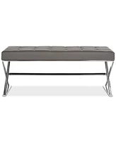 Maran Faux Leather Bench