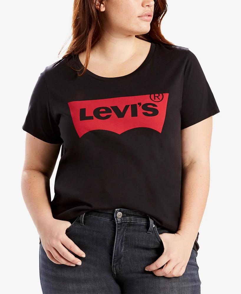 Levi's Trendy Plus Perfect Logo Cotton T-Shirt