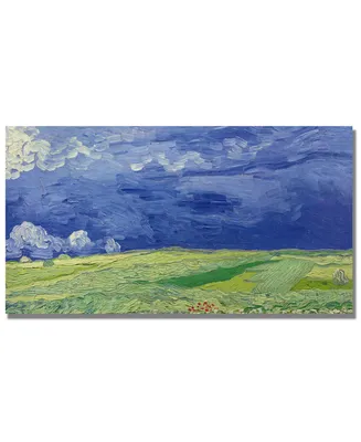 Vincent Van Gogh 'Wheatfields under Thundercloud' Canvas Art