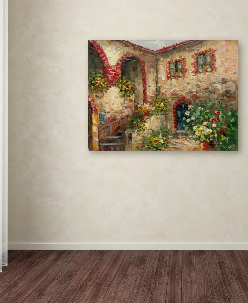 Rio 'Tuscany Courtyard' Canvas Art