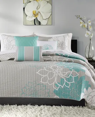 Madison Park Lola Reversible 6-Pc. Quilt Set