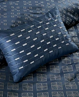 Madison Park Biloxi Geometric Jacquard 6-Pc. Duvet Cover Set