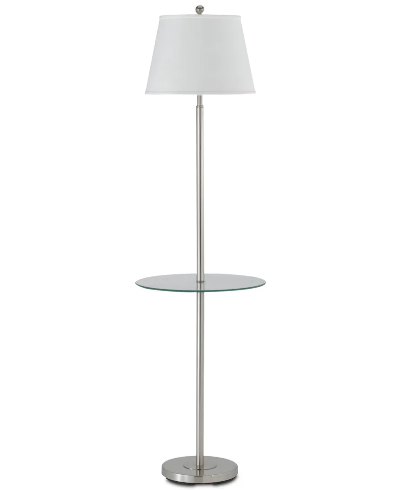 Cal Lighting Andros Floor Lamp with Glass Tray