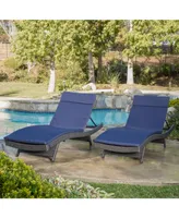 Hunter Outdoor Chaise Lounge (Set Of 2)