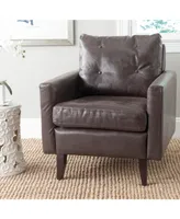 Olden Faux Leather Accent Chair