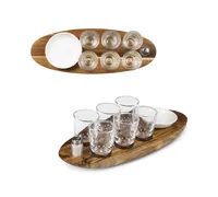 Legacy by Picnic Time Cantinero Shot Glass Serving Tray
