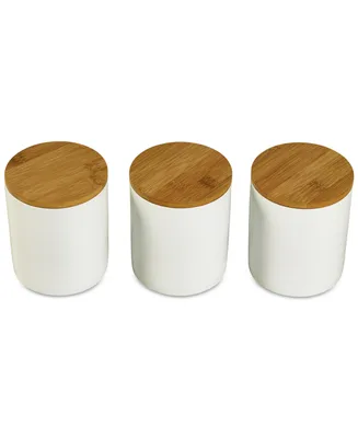 Tabletops Unlimited Set Of 3 Canisters