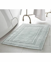 Jean Pierre Racetrack Stonewash Cotton Bath Rug