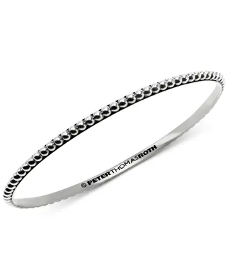 Peter Thomas Roth Beaded Bangle Bracelet Sterling Silver