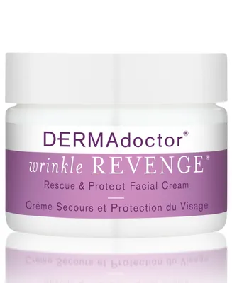 DERMAdoctor Wrinkle Revenge Rescue & Protect Facial Cream, 1.7