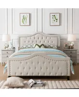 Bazine Queen Upholstered Bed with Footboard