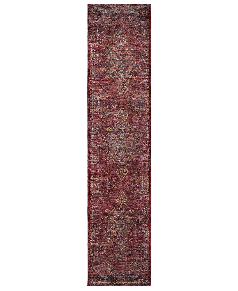 Oriental Weavers Andorra Charlemagne 2'6" x 12' Runner Rug