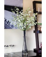 Nearly Natural Cherry Blossom Artificial Flower Arrangement in Vase