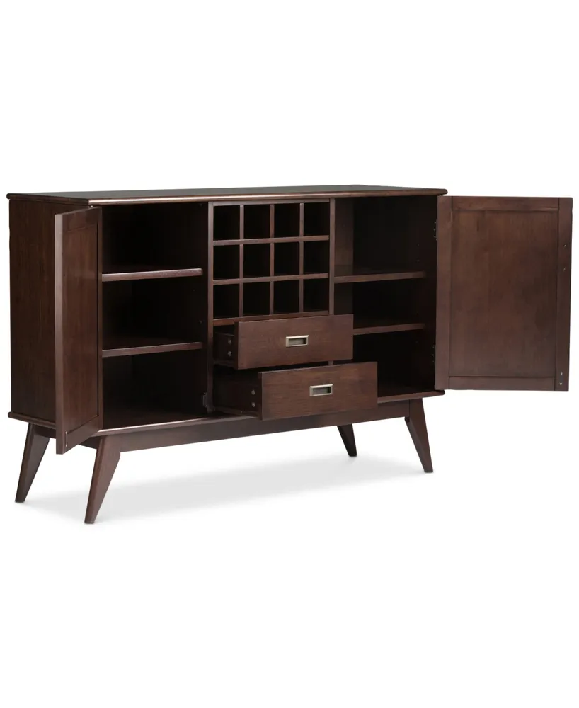 Kentler Mid Century Sideboard Buffet and Wine Rack