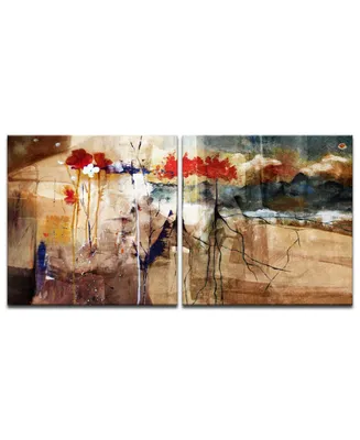 Ready2HangArt 'Floral' Oversized 2-Pc. Canvas Art Print Set