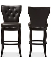 Sycily Swivel Bar Stool (Set of 2)