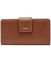 Fossil Logan Leather Rfid Tab Clutch Wallet