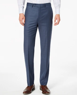 Calvin Klein Men's Solid Classic-Fit Suit Pants