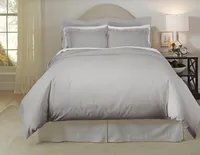 Pointehaven Solid 620 Thread-Count Cotton 3-Pc. Pc. Duvet Cover Set, Full/Queen