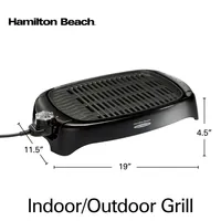 Hamilton Beach Health Smart Indoor/Outdoor Grill