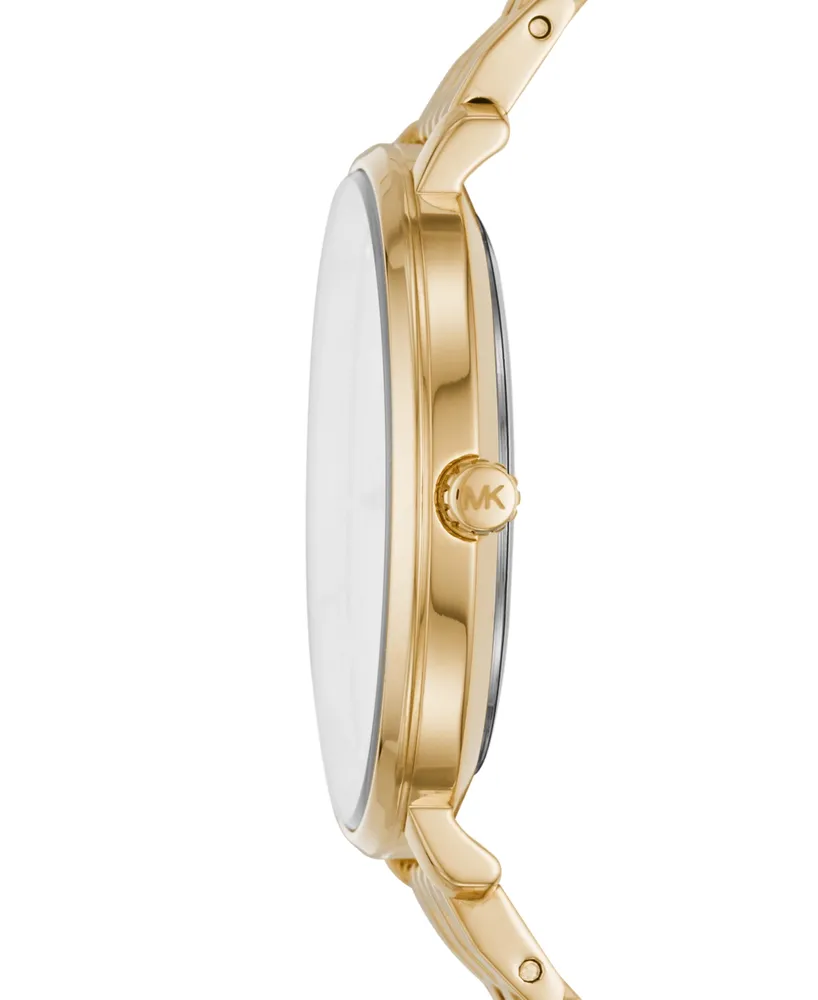 Michael Kors Women's Pyper Gold-Tone Stainless Steel Bracelet Watch 38mm