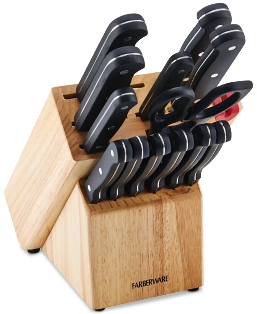 Farberware 15-Pc. Knife & EdgeKeeper Block Set