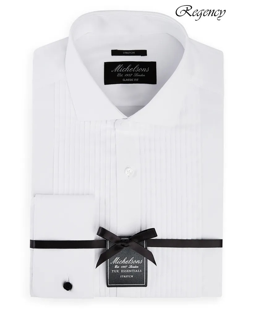 Pleated Bib Tuxedo Shirt