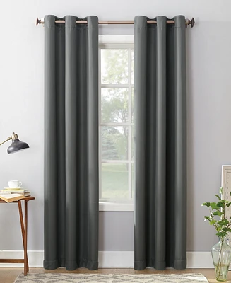 No. 918 Montego Casual Textured Semi-Sheer Grommet Curtain Panel