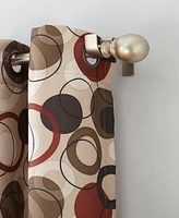 Celestial Print Semi-Sheer Grommet Curtain Panel