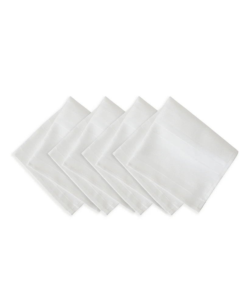 Elrene Denley Stripe Set of 4 Napkins