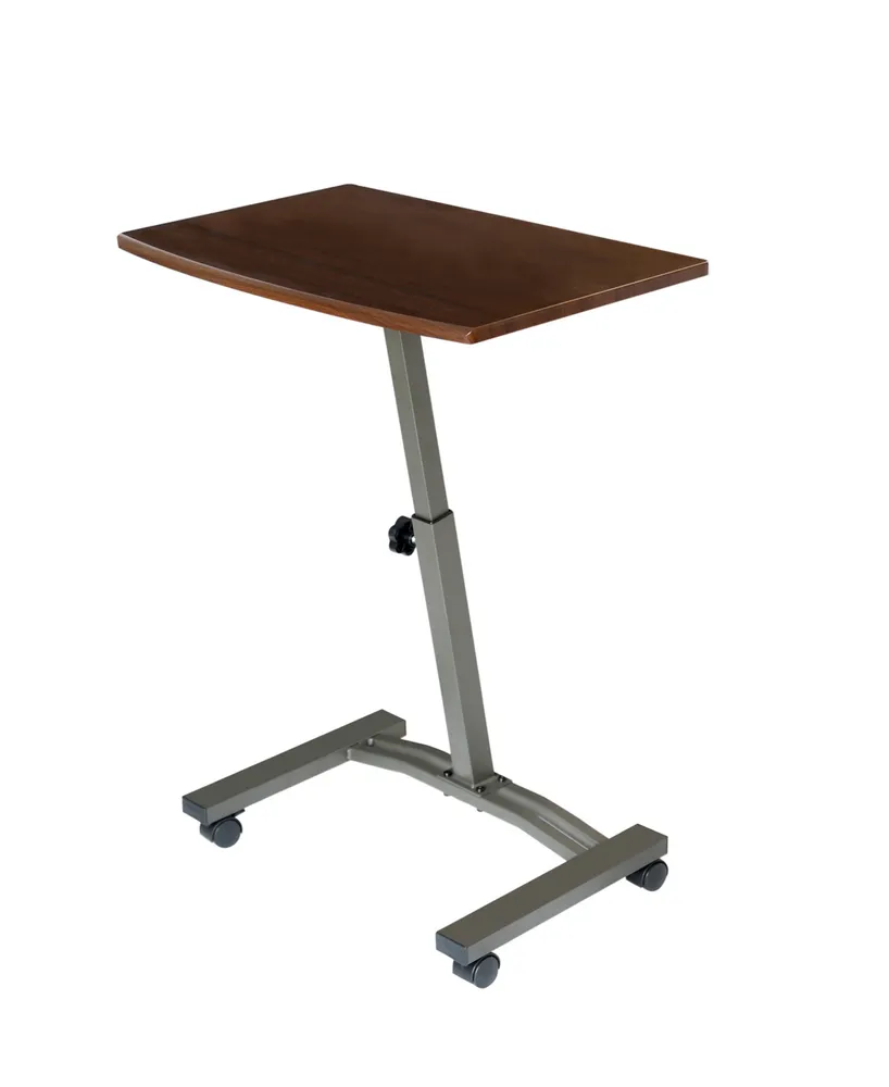 23.6 Overbed Adjustable Height Mobile Side Table Cart - Seville