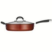 Tramontina Style Ceramica Metallic Copper 11 in Covered Deep Skillet