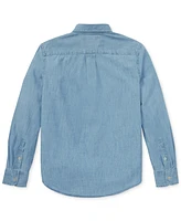 Polo Ralph Lauren Big Boys Cotton Chambray Sport Shirt