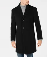 Nautica Men's Barge Classic Fit Wool/Cashmere Blend Solid Overcoat