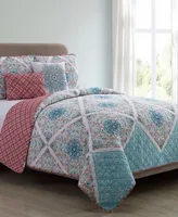 Windsor Reversible 5-Piece King Quilt Set