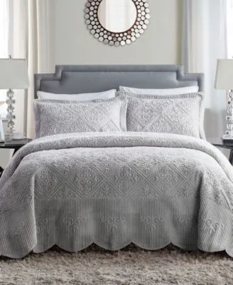 Vcny Home Westland Plush Bedspread Set Collection