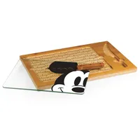 Disney's Mickey Icon Glass Top Serving Tray and Knife Set